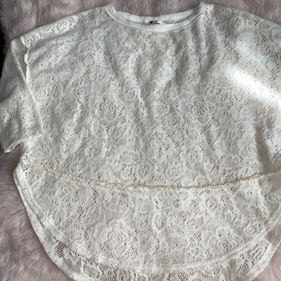 Free People Lacey boho off white top - Picture 2 of 6